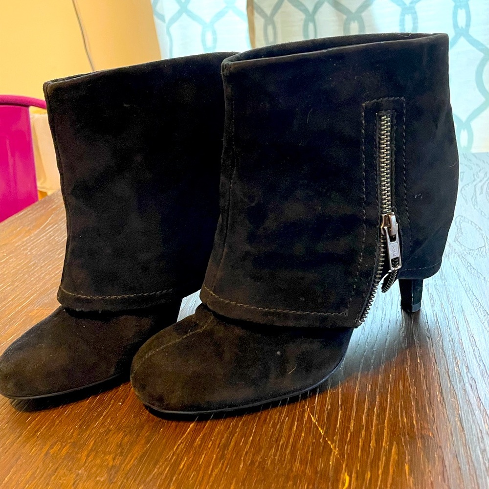 Trouvé Suede Stiletto Booties